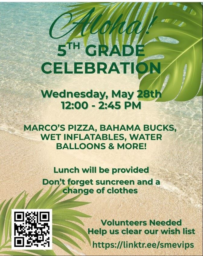  Aloha 5th Grade Celebration